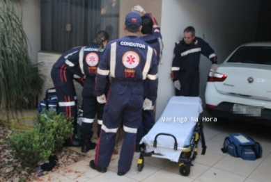 foto de Homem invade casa da ex-mulher e o esfaqueia o atual namorado dela em Maringá