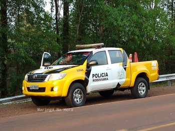 foto de Família de Sarandi fica ferida em capotamento na PR-323