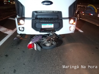 foto de Motociclista sofre ferimentos graves após cair embaixo de caminhão entre Sarandi e Marialva