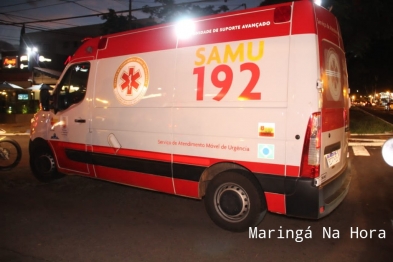 foto de Mulher é socorrida ao capotar carro em Maringá