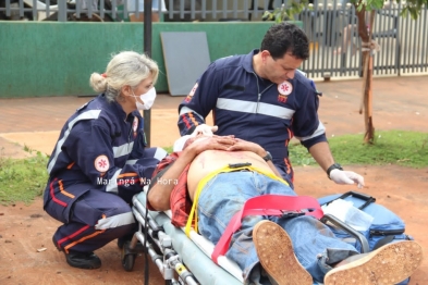 foto de Após agressão, pai esfaqueia filho para se defender em Sarandi