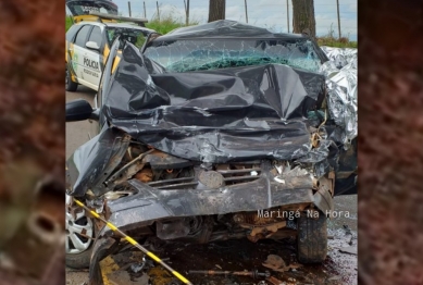 foto de Colisão frontal de carro e caminhão mata homem de 30 anos na região de Colorado