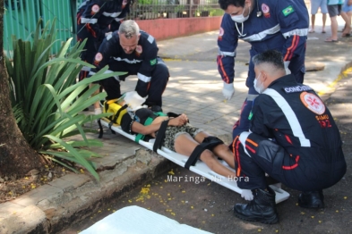 foto de Mulher sobrevive após levar 10 facadas em Maringá