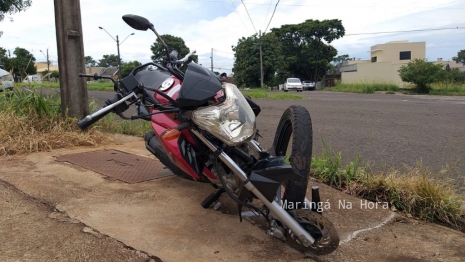 foto de Acidente entre moto e van, deixou irmãos gravemente feridos em Maringá