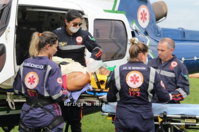 foto de Acidente na região deixou um motorista de 63 anos gravemente ferido