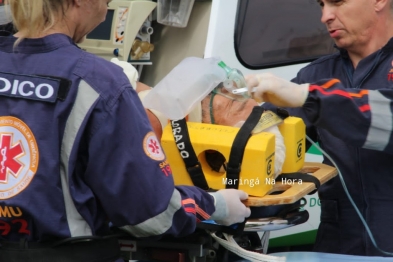 foto de Acidente na região deixou um motorista de 63 anos gravemente ferido