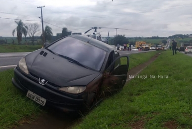 foto de Acidente mata duas pessoas na rodovia BR-376 em Maringá