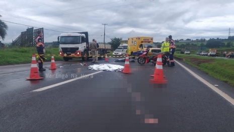 foto de Acidente mata casal na rodovia BR-376 em Maringá