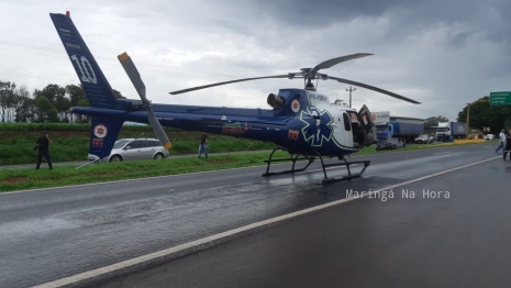 foto de Acidente mata casal na rodovia BR-376 em Maringá