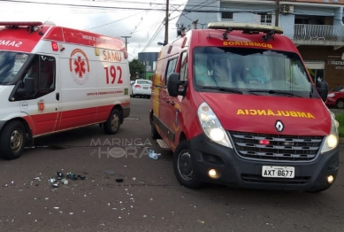 foto de Acidente em cruzamento mata motociclista em Maringá