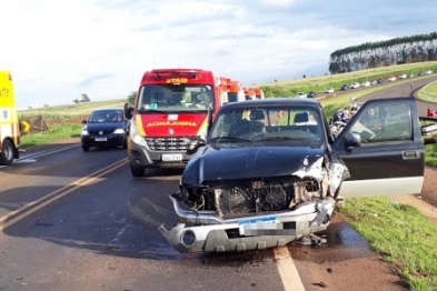 foto de Maringaense morre após acidente entre carro e caminhonete na BR-376