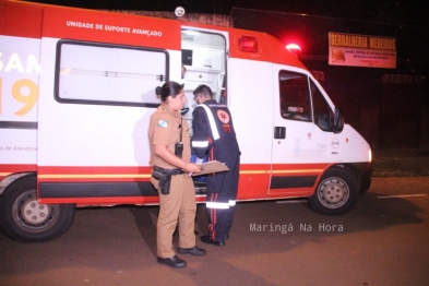 foto de Homem é socorrido em estado grave após ser atingido por facadas em Maringá  