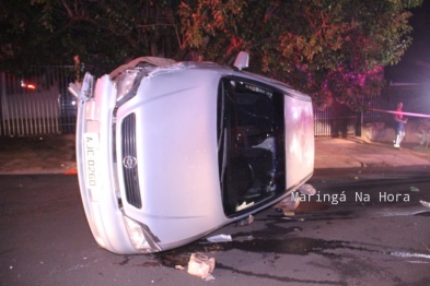 foto de Motorista sofre ferimentos graves ao ser ejetado de veículo em Maringá