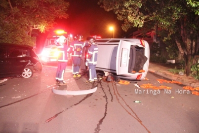 foto de Motorista sofre ferimentos graves ao ser ejetado de veículo em Maringá