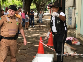 foto de Homem é encontrado morto na calçada de avenida em Maringá