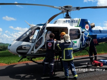 foto de Colisão frontal deixa seis pessoas feridas na PR-323