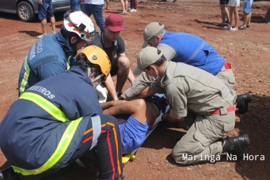 foto de Colisão frontal deixa seis pessoas feridas na PR-323