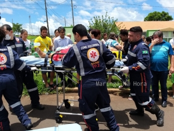 foto de Idosa é atropelada por moto ao tentar atravessar avenida em Maringá