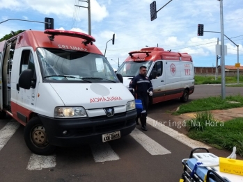 foto de Idosa é atropelada por moto ao tentar atravessar avenida em Maringá