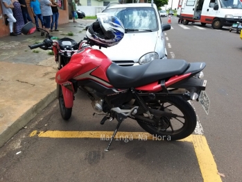 foto de Idosa é atropelada por moto ao tentar atravessar avenida em Maringá