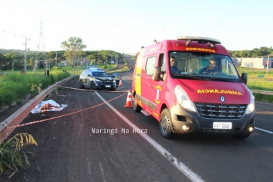 foto de Motociclista de 24 anos perde a vida no Contorno Norte de Maringá