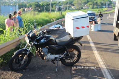 foto de Motociclista de 24 anos perde a vida no Contorno Norte de Maringá