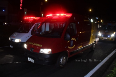 foto de Colisão traseira deixa motociclista gravemente ferido na rodovia BR-376 em Sarandi