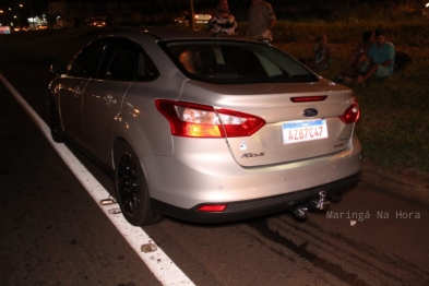 foto de Colisão traseira deixa motociclista gravemente ferido na rodovia BR-376 em Sarandi