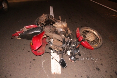 foto de Colisão traseira deixa motociclista gravemente ferido na rodovia BR-376 em Sarandi