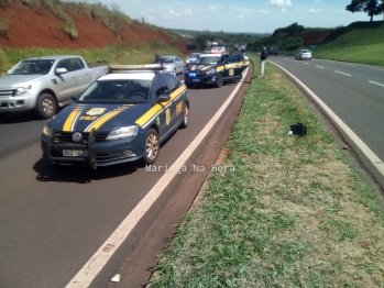 foto de Jovem morre em colisão frontal entre  kombi e picape na rodovia BR-376 em Marialva