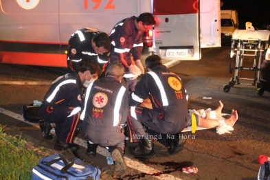 foto de Homem é socorrido inconsciente ao ser espancado a pauladas em Maringá