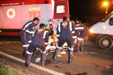 foto de Homem é socorrido inconsciente ao ser espancado a pauladas em Maringá