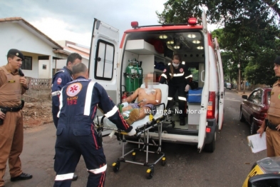 foto de Mulher esfaqueia namorado no peito após briga de casal em Sarandi