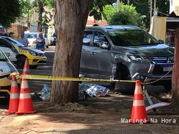 foto de Mulher morre atropelada enquanto caminhava com marido na calçada  em Maringá