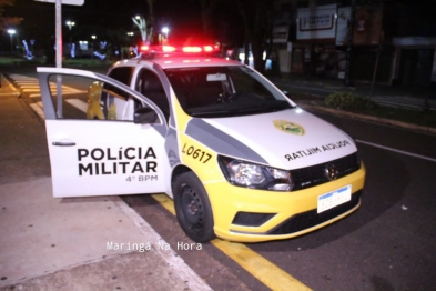 foto de Atentado a tiros contra uma tabacaria em Maringá, deixou três pessoas feridas