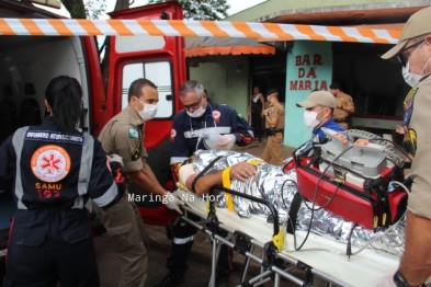 foto de Homem tem pulmão perfurado com faca durante tentativa de homicídio em Maringá