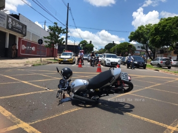 foto de Motociclista fica gravemente ferido após colisão com carro em Maringá