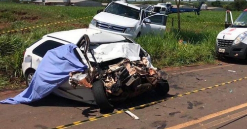 Casal de idosos morre em acidente na rodovia entre Itaguajé e Paranapoema