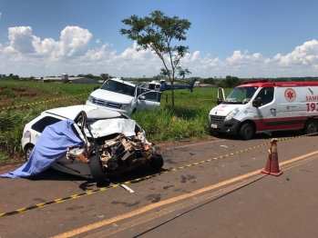 foto de Casal de idosos morre em acidente na rodovia entre Itaguajé e Paranapoema