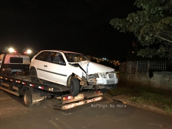 foto de Motorista foge da PM e perseguição termina em acidente em Maringá