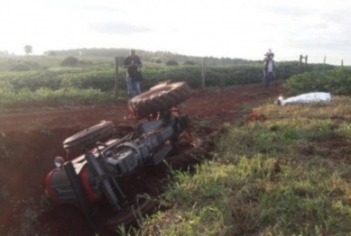 foto de Fatalidade –Trator tomba e mata trabalhador em Apucarana