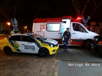 foto de Assaltante puxa o gatilho para atirar em funcionária de sorveteria mas arma falha em Maringá