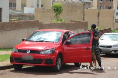 foto de Motorista de aplicativo tem carro roubado por criminosos durante corrida em Maringá