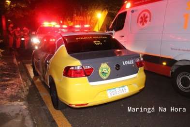 foto de Homem é agredido violentamente por populares após esfaquear ex-companheira no pescoço em Maringá