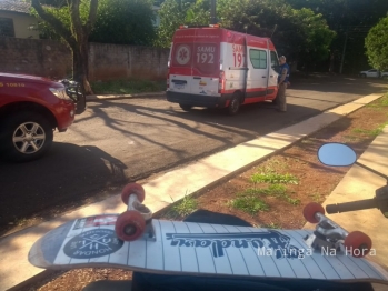 foto de Adolescente é socorrido em estado grave após cair de skate em Maringá