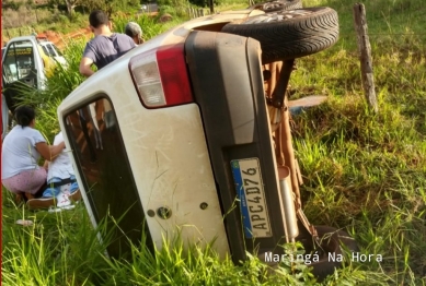 foto de Motorista morre ao ser ejetado de carro durante capotamento na região de Maringá