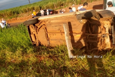 foto de Motorista morre ao ser ejetado de carro durante capotamento na região de Maringá