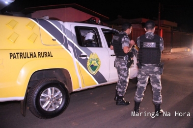 foto de Com gargalo de garrafa, mulher fere marido no peito em Maringá