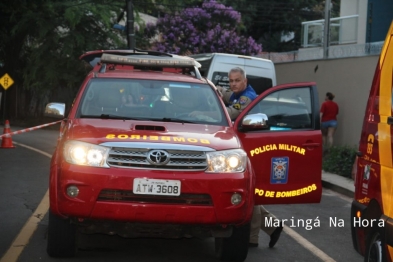 foto de Motociclista é socorrido em estado grave após bater de frente contra Jeep em Maringá