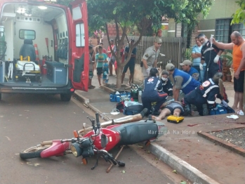 foto de Jovem de 22 anos sofre parada cardiorrespiratória após bater moto em Paiçandu